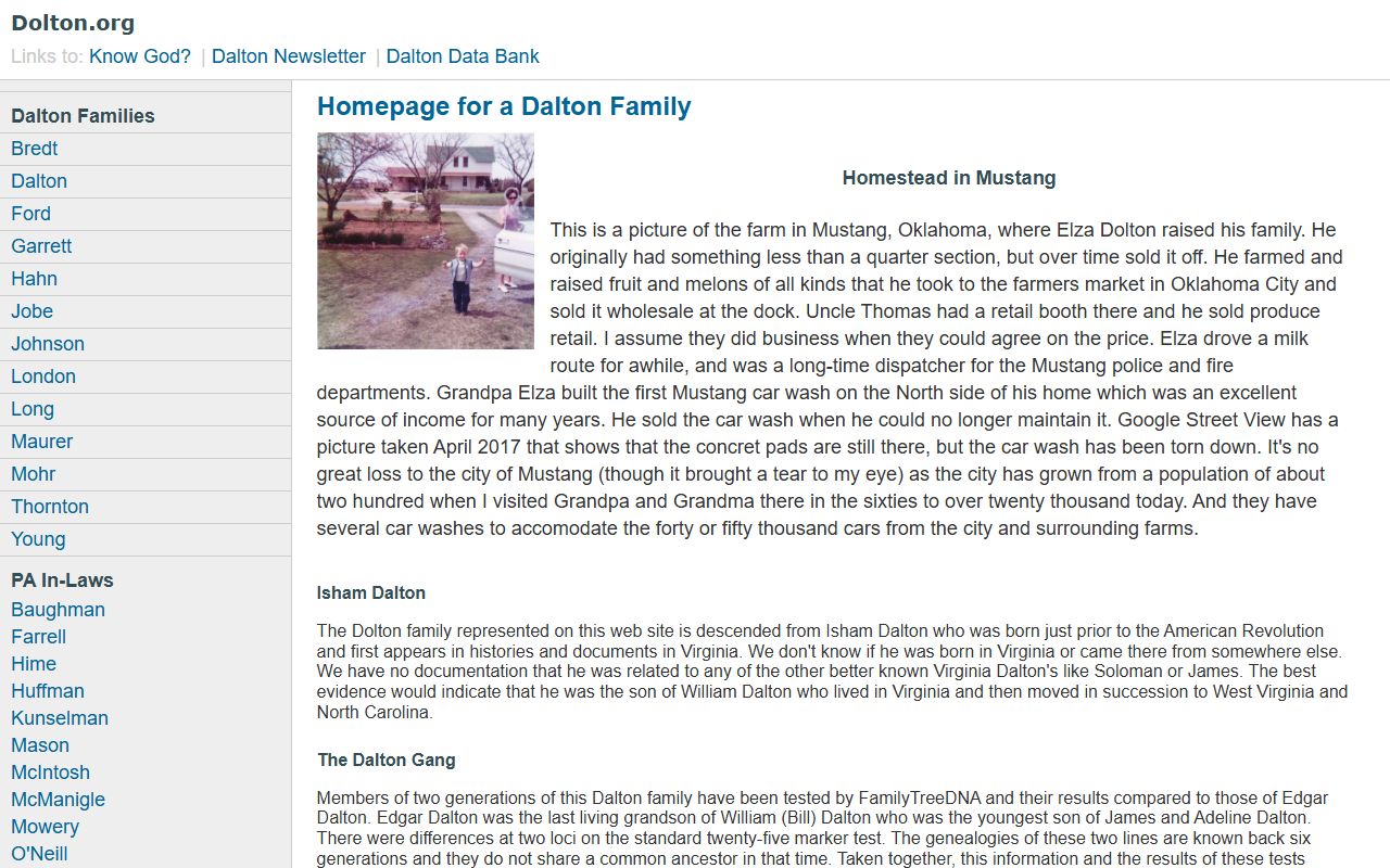 Dolton White Pages village homepage showing local government services and contacts