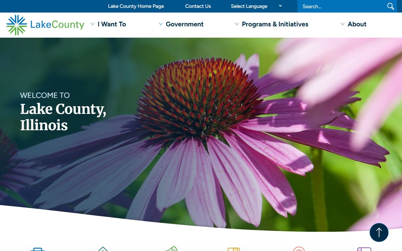 Lake County White Pages government homepage