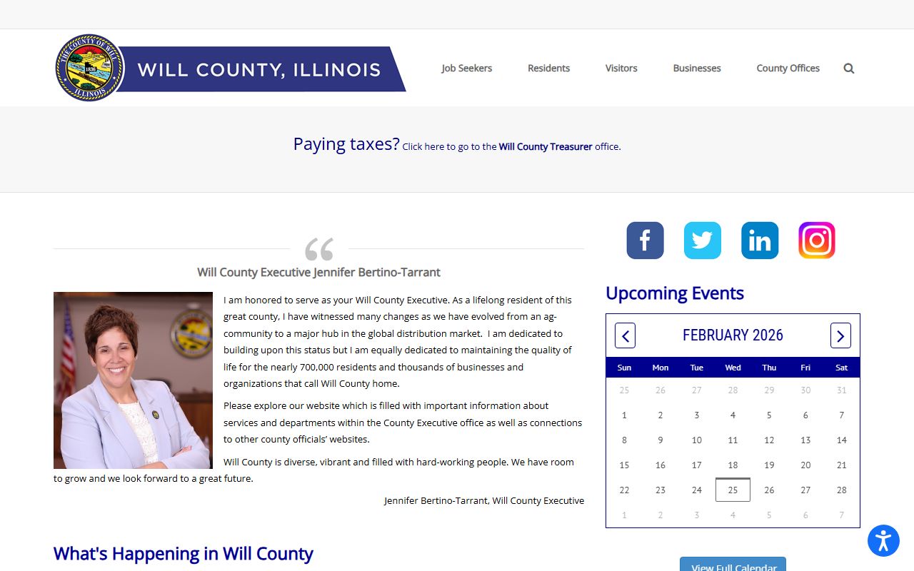 Will County White Pages County Clerk news